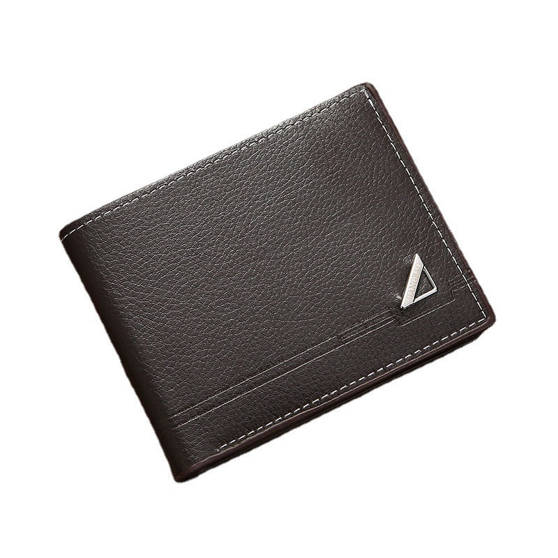 Mens Short Horizontal Leather Wallet