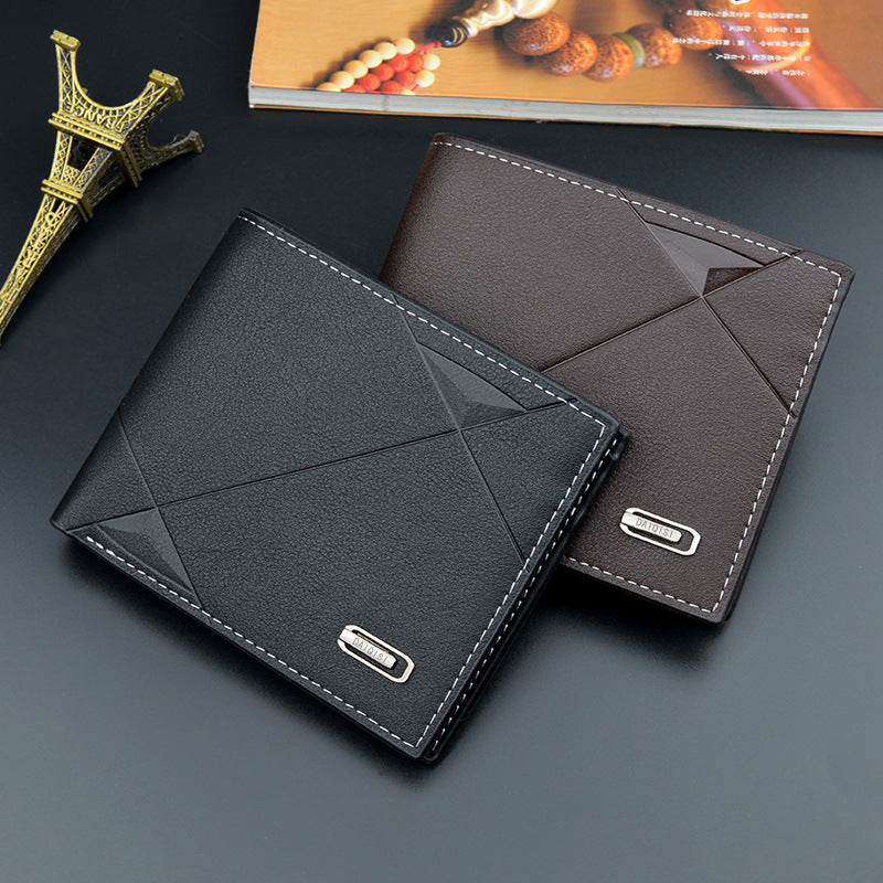 Mens Short PU Wallet
