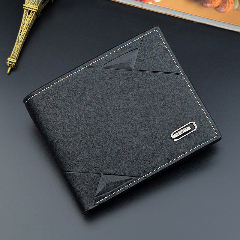 Mens Short PU Wallet