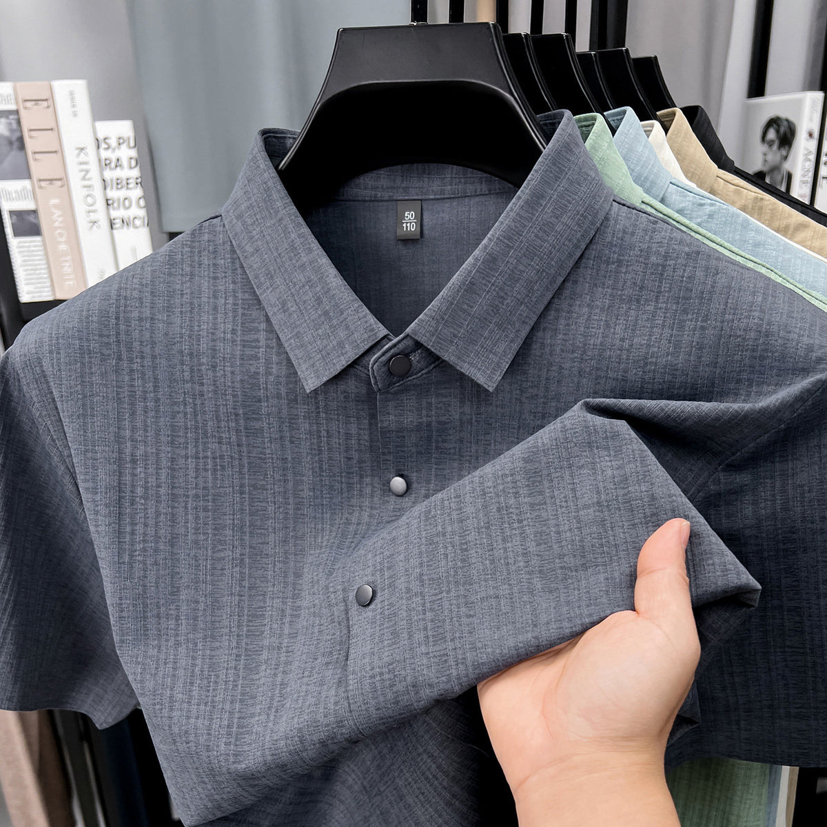 Mens Short Sleeve Casual Shirt