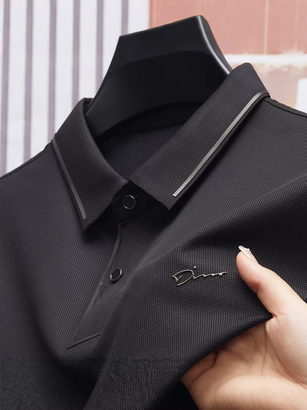 Mens Short Sleeve Polo Shirt Summer Comfortable