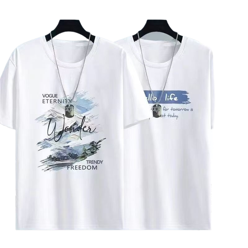 Mens Short Sleeve T-Shirt Casual Summer Fashion