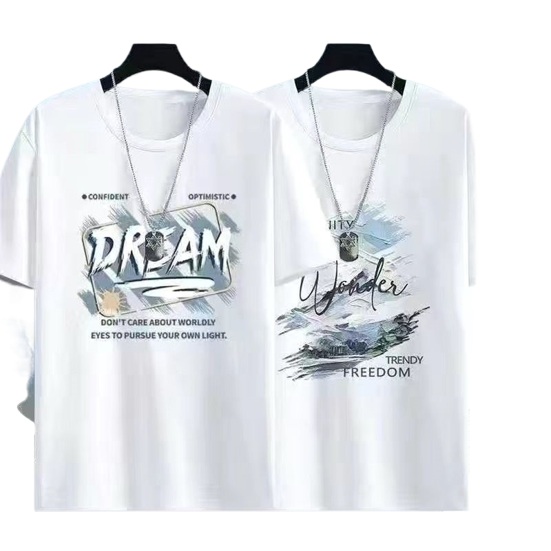 Mens Short Sleeve T-Shirt Casual Summer Fashion