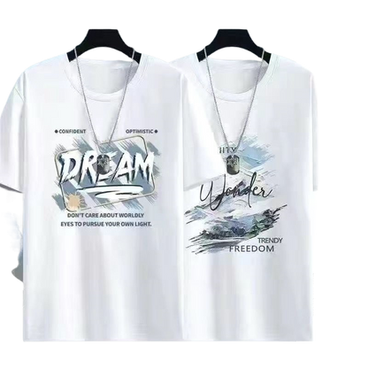 Mens Short Sleeve T-Shirt Casual Summer Fashion