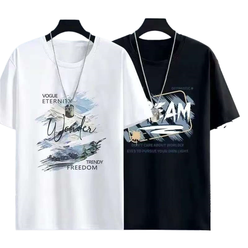 Mens Short Sleeve T-Shirt Casual Summer Fashion
