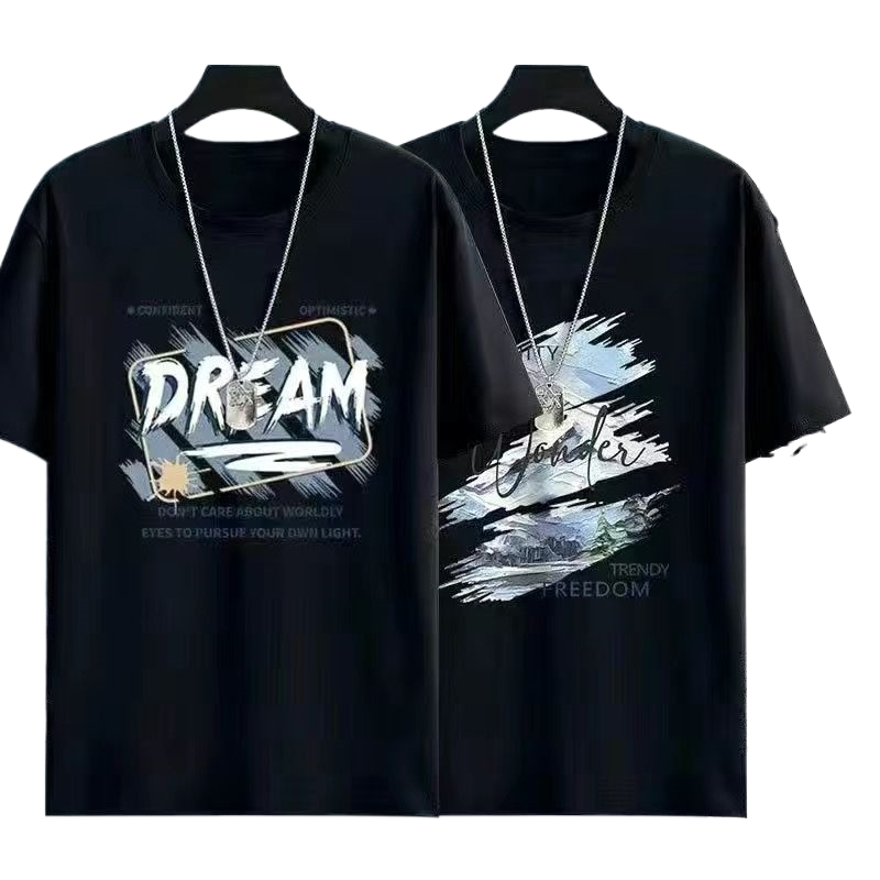 Mens Short Sleeve T-Shirt Casual Summer Fashion