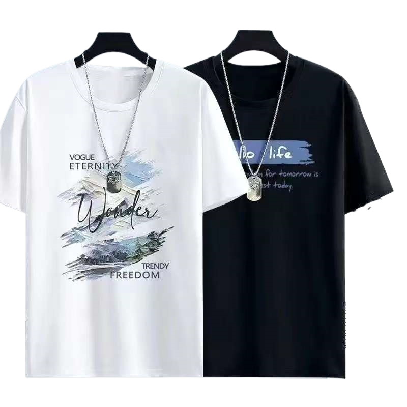 Mens Short Sleeve T-Shirt Casual Summer Fashion