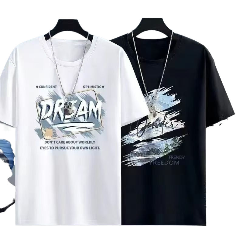 Mens Short Sleeve T-Shirt Casual Summer Fashion
