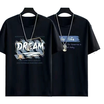 Mens Short Sleeve T-Shirt Casual Summer Fashion