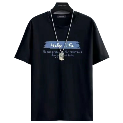 Mens Short Sleeve T-Shirt Casual Summer Fashion