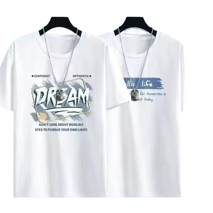 Mens Short Sleeve T-Shirt Casual Summer Fashion