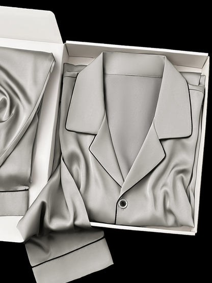 Mens Silk Pajama Set