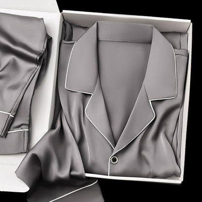 Mens Silk Pajama Set