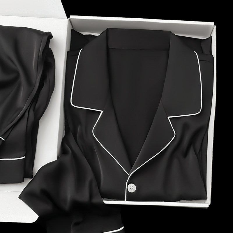 Mens Silk Pajama Set