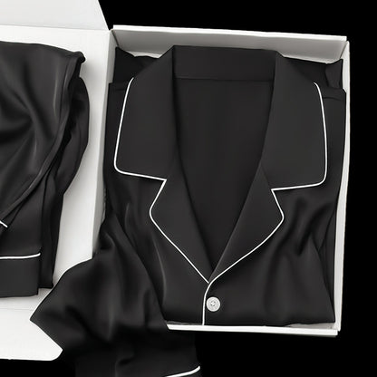 Mens Silk Pajama Set