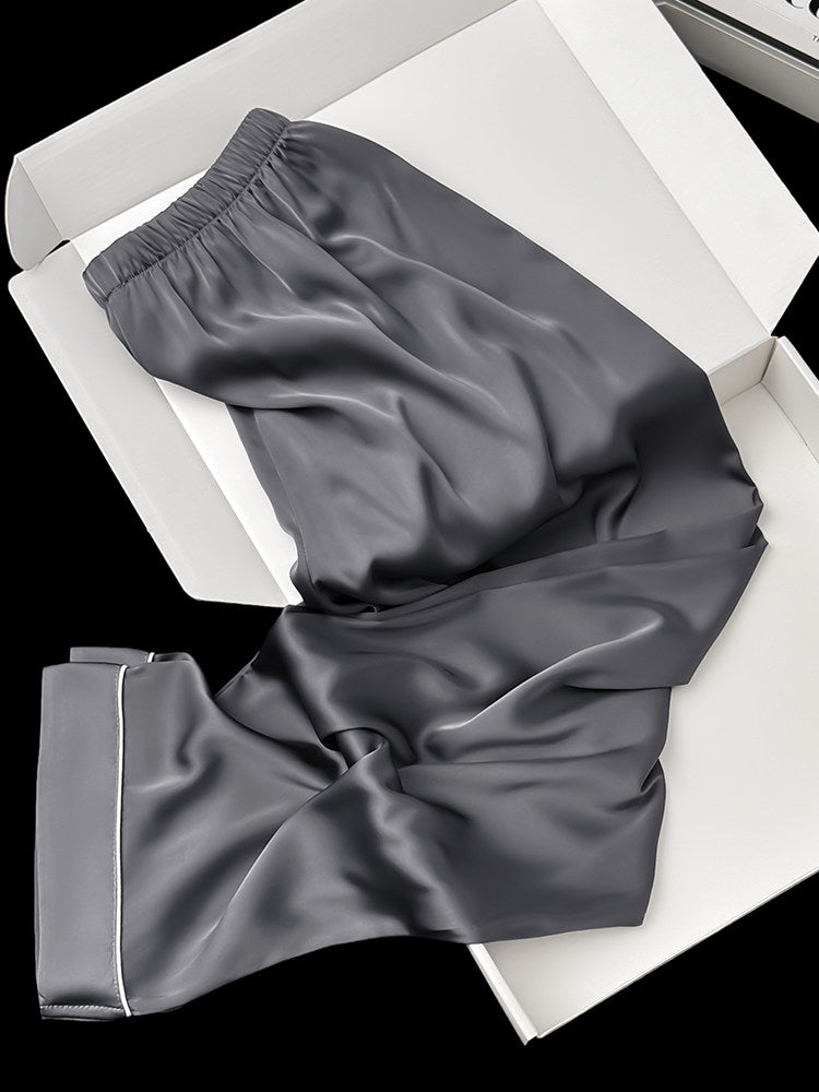 Mens Silk Pajama Set
