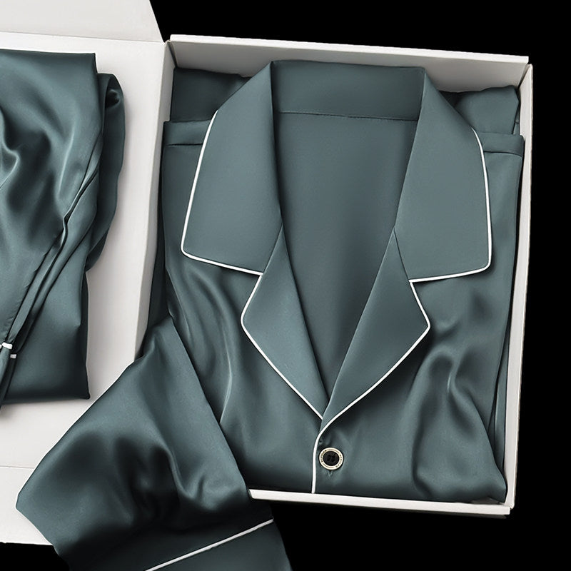 Mens Silk Pajama Set