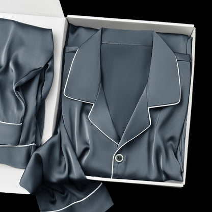 Mens Silk Pajama Set