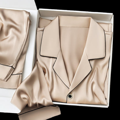 Mens Silk Pajama Set