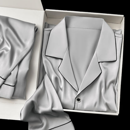 Mens Silk Pajama Set