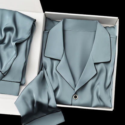 Mens Silk Pajama Set
