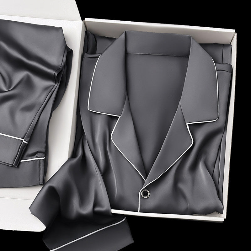 Mens Silk Pajama Set