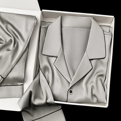 Mens Silk Pajama Set