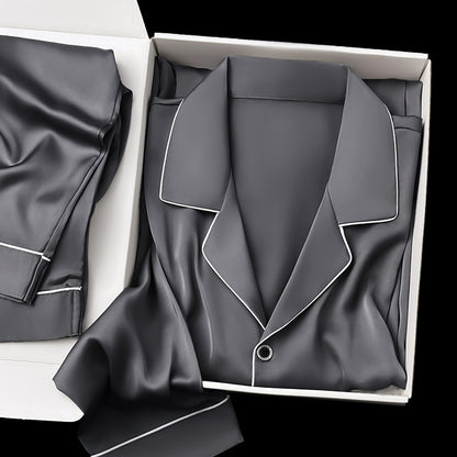 Mens Silk Pajama Set