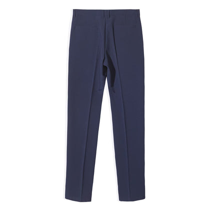Mens Slim-Fit Anti-Wrinkle Straight Casual Trousers