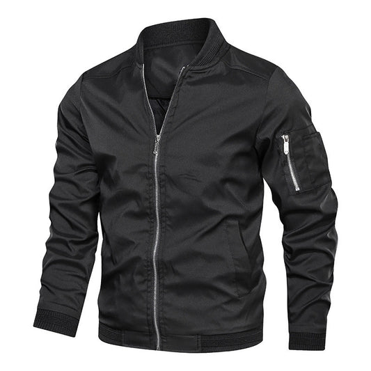 Mens Slim Fit Baseball Jacket