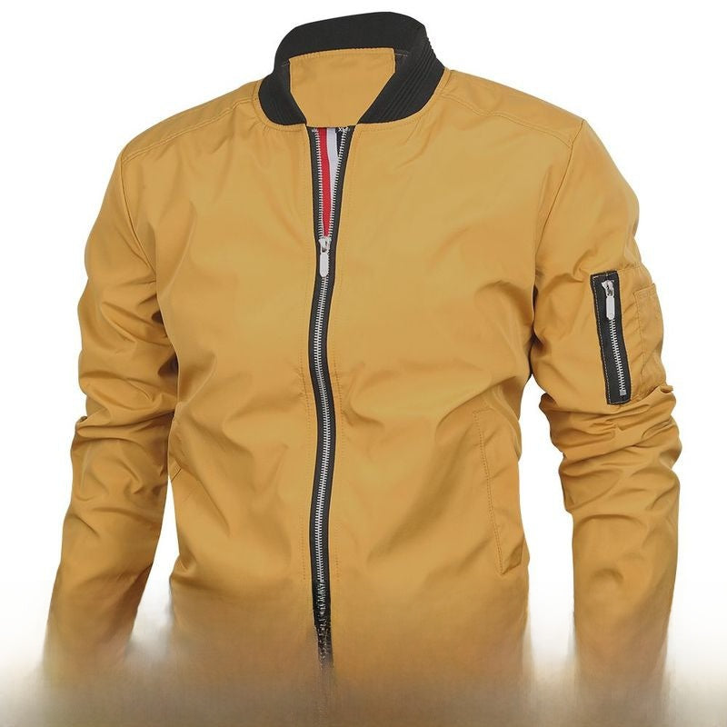 Mens Slim Fit Baseball Jacket