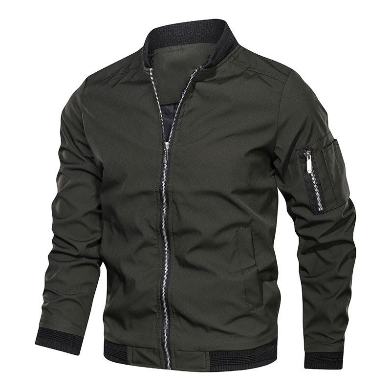 Mens Slim Fit Baseball Jacket