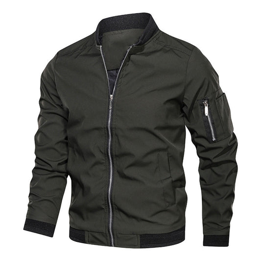 Mens Slim Fit Baseball Jacket