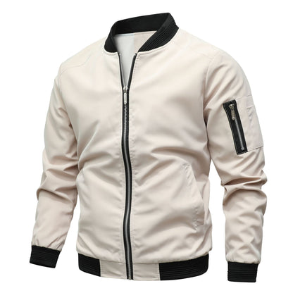 Mens Slim Fit Baseball Jacket