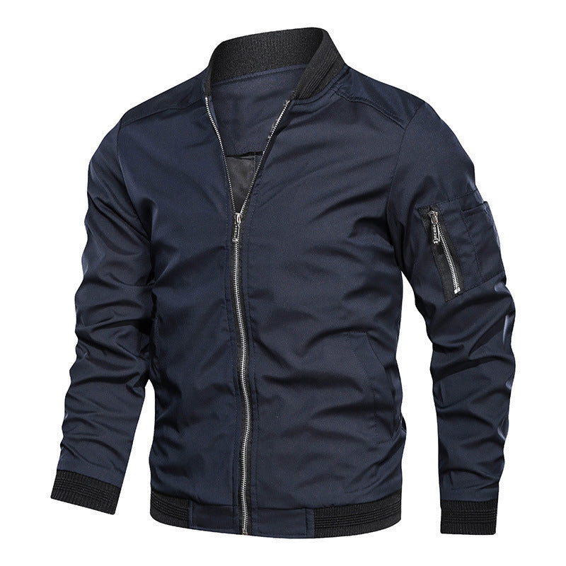 Mens Slim Fit Baseball Jacket