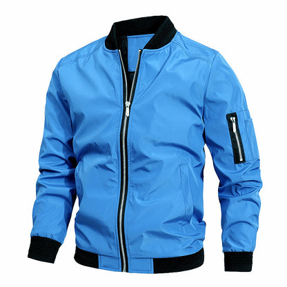 Mens Slim Fit Baseball Jacket