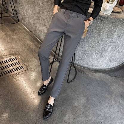 Mens Slim Fit Dress Pants