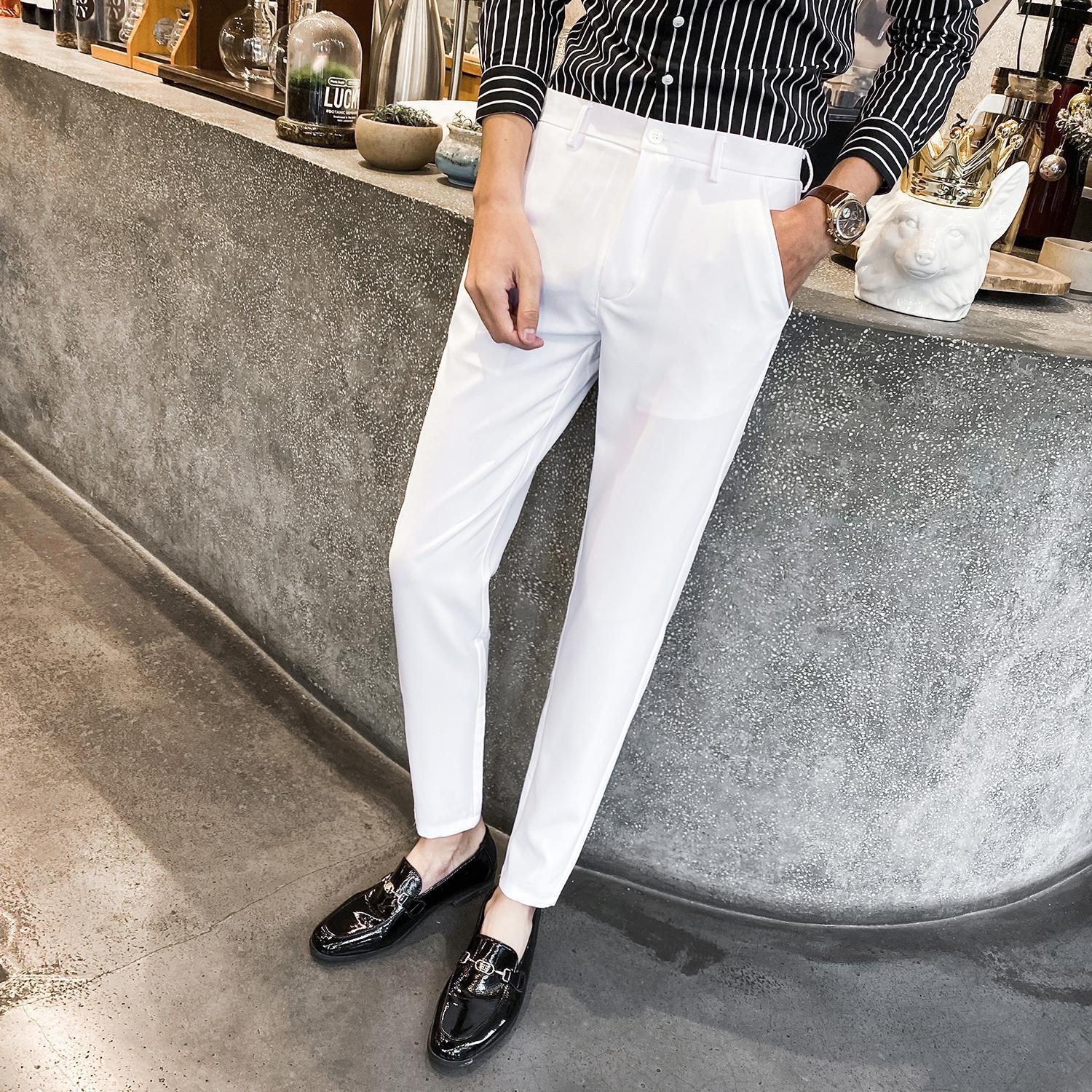 Mens Slim Fit Dress Pants