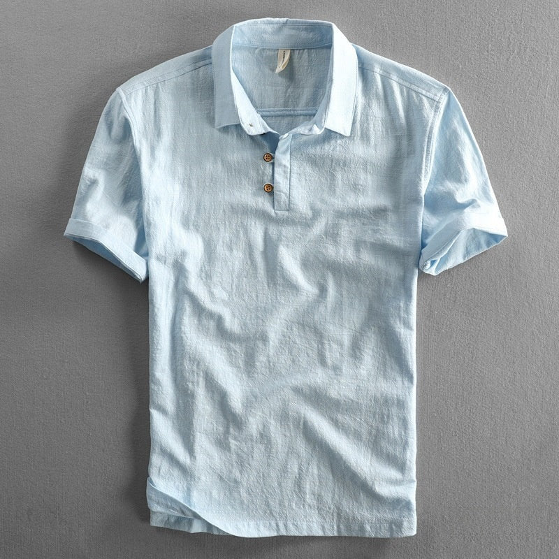 Mens Slim Fit Linen Shirt