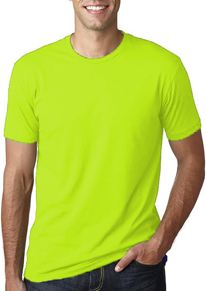 Mens Slim Fit Solid Color Round Neck Short Sleeve T Shirt
