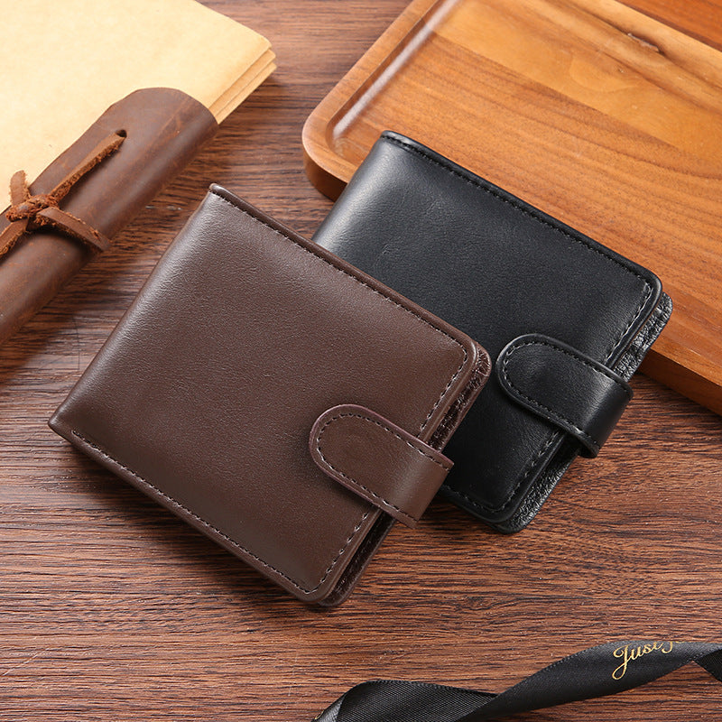 Mens Slim Soft PU Leather Wallet