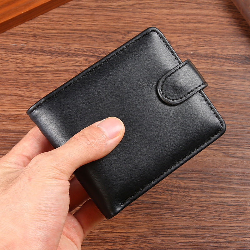Mens Slim Soft PU Leather Wallet
