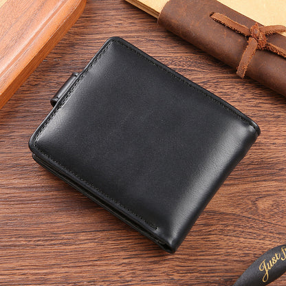 Mens Slim Soft PU Leather Wallet