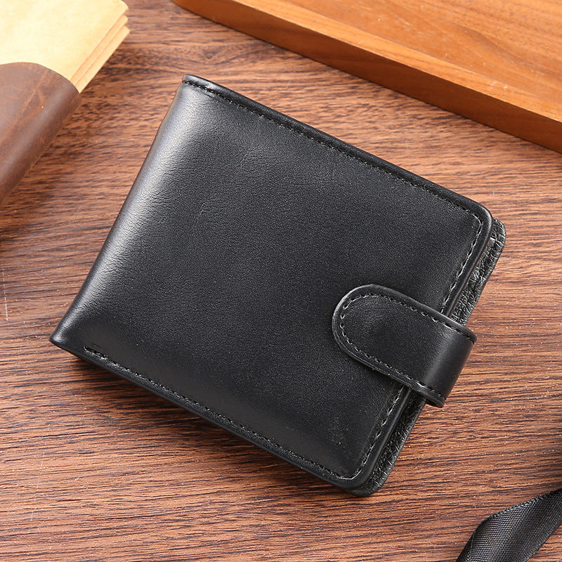 Mens Slim Soft PU Leather Wallet