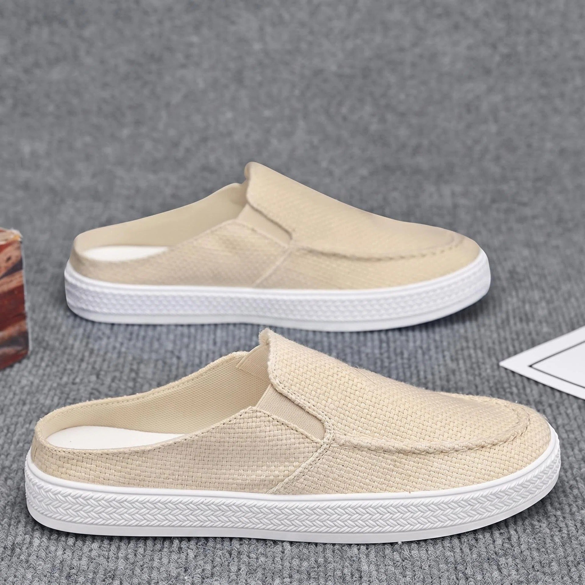 Mens Slip-On Canvas Sneakers