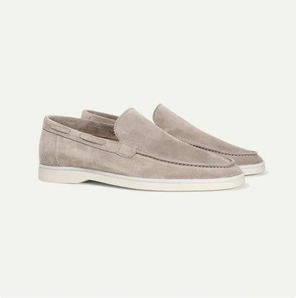 Mens Slip-On Driving Flats Suede Loafers