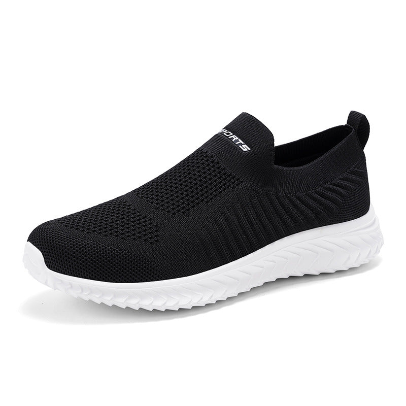 Mens Slip-On Flyknit Sports Shoes