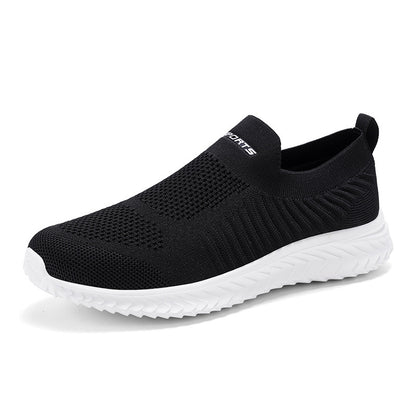 Mens Slip-On Flyknit Sports Shoes