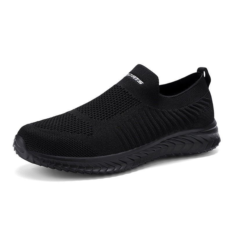 Mens Slip-On Flyknit Sports Shoes