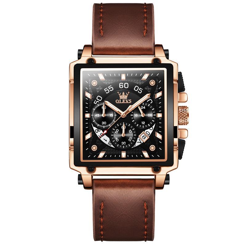Mens Sports Chronograph Quartz Watch